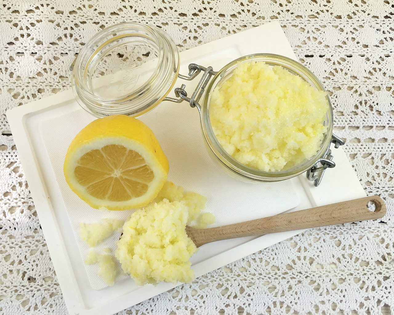 Lemongrass Face Scrub Beauty Body Scrub Sugar