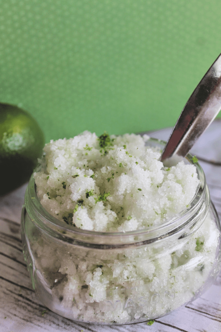 Lime and Coconut Sugar Scrub DIY Beauty Products
