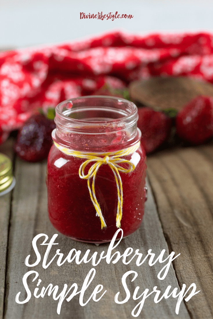 Quick Strawberry Syrup with Honey Recipe Fresh Berry Simple Syrup