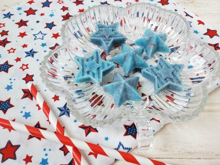 Patriotic Stars Exfoliating DIY Melt and Pour Soap Bars