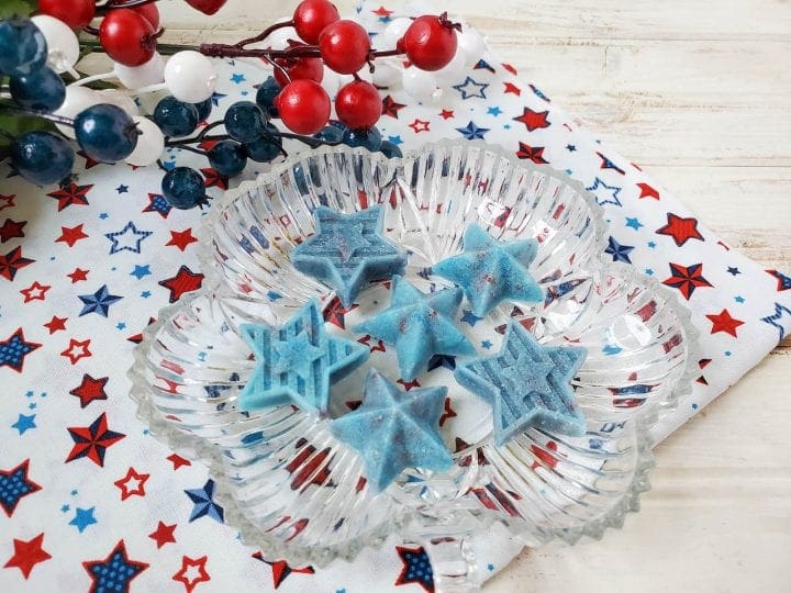 Patriotic Stars Exfoliating DIY Melt and Pour Soap Bars