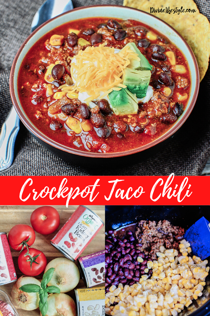 Slow Cooker Taco Chili Recipe Crockpot Dinner Recipe