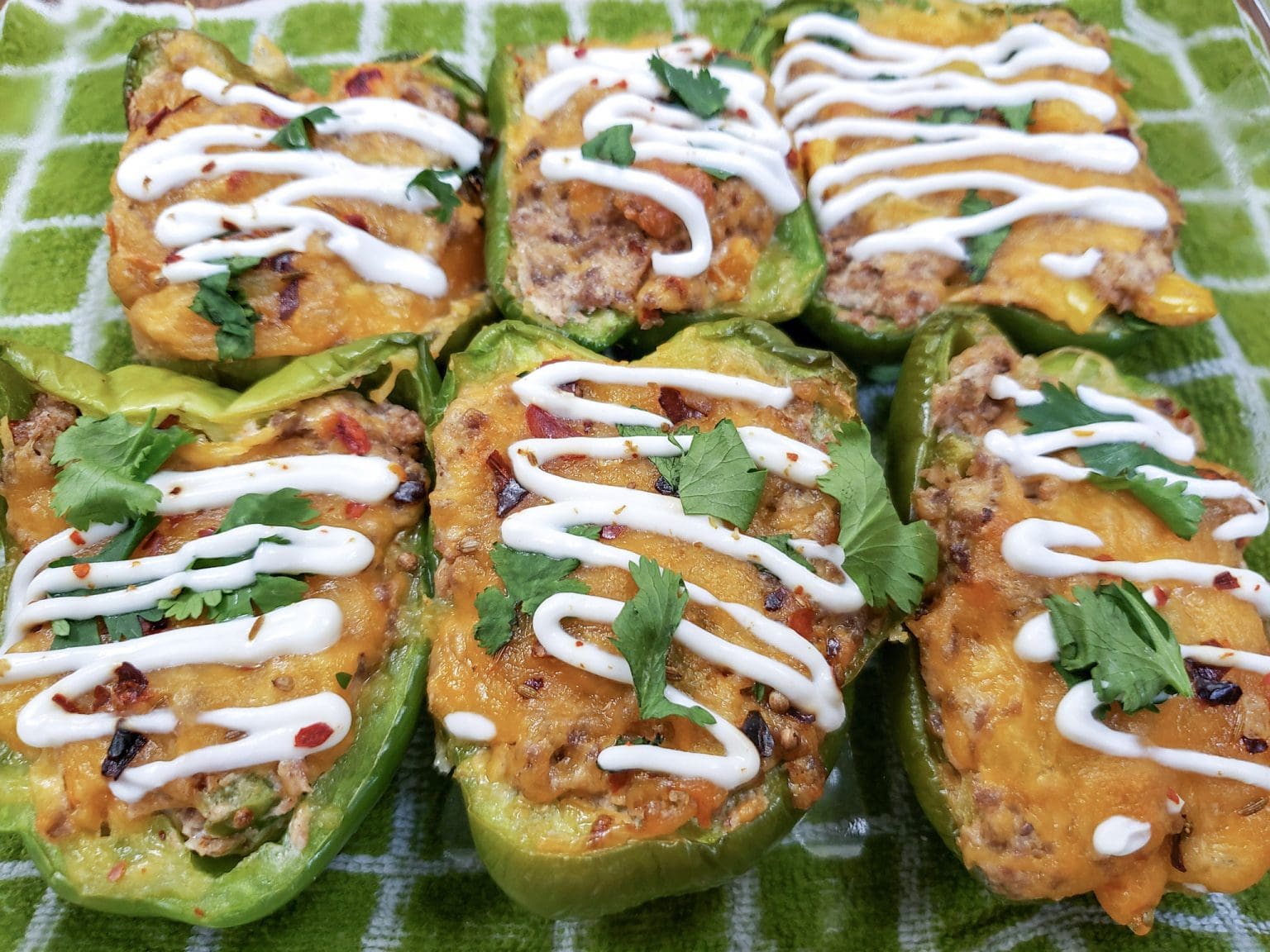 Spicy Stuffed Bell Peppers in Air Fryer Southwest Stuffed Peppers