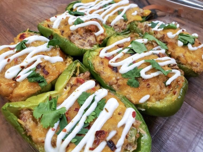 Spicy Stuffed Bell Peppers in Air Fryer Southwest Stuffed Peppers