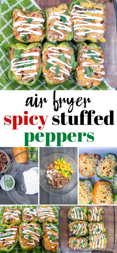 Spicy Stuffed Bell Peppers in Air Fryer Southwest Stuffed Peppers