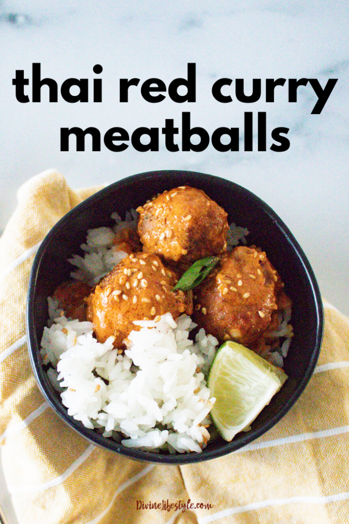Thai Red Curry Meatballs