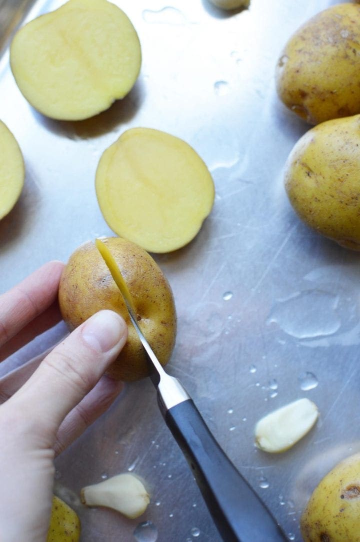 Veggie Stuffed Potato Skins Recipe