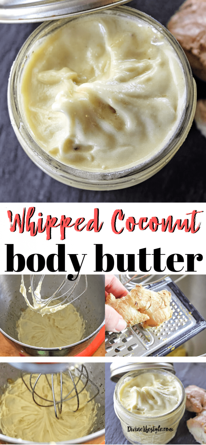 How To Make Whipped Coconut Body Butter Lotion Divine Lifestyle