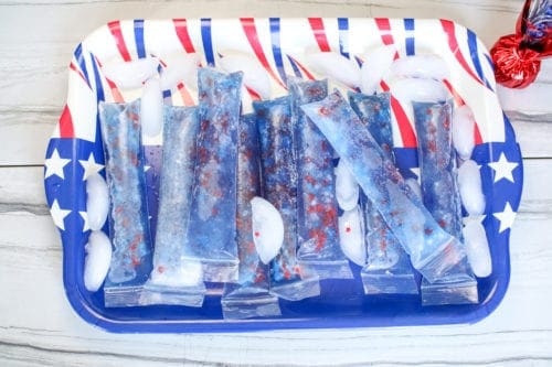 4th of July Alcoholic Popsicles Recipe