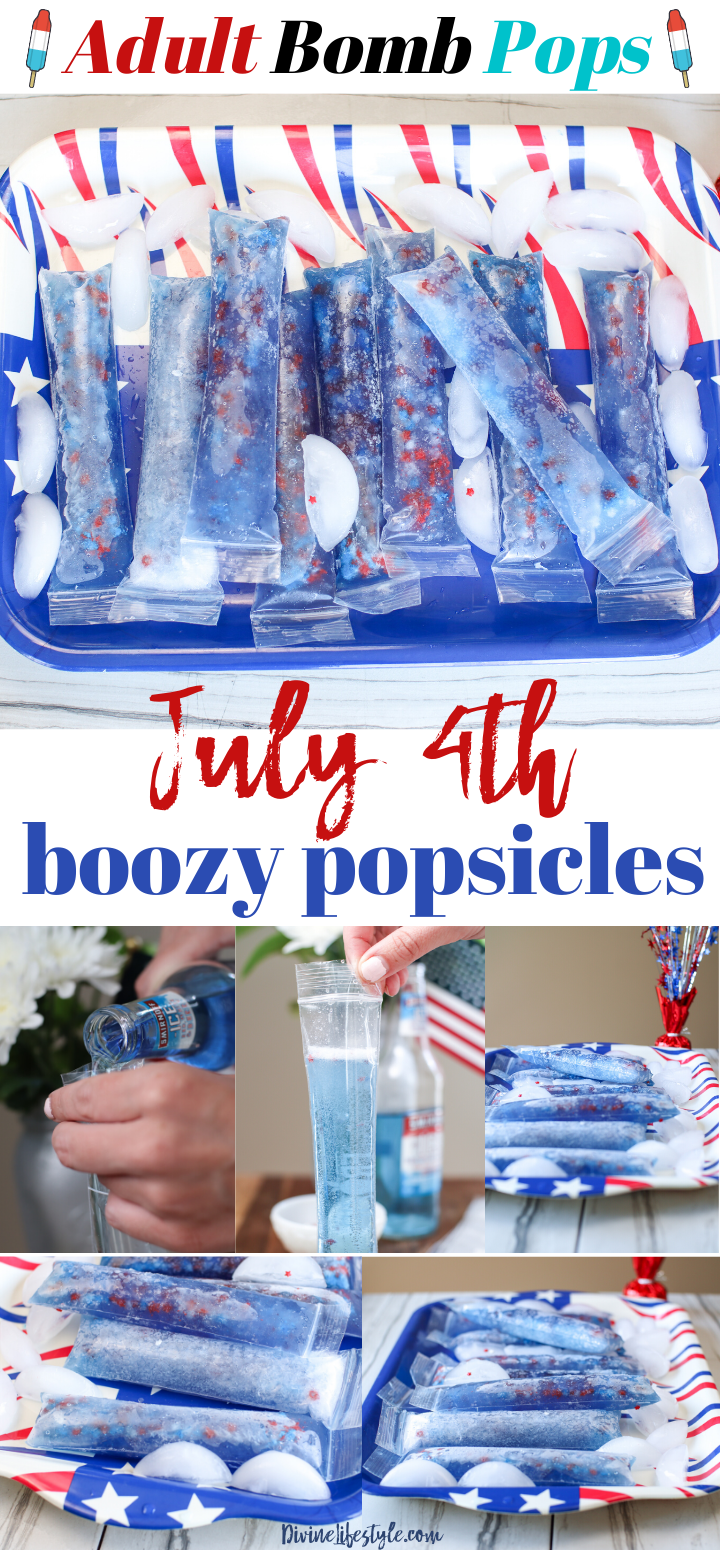 4th of July Alcoholic Popsicles Recipe