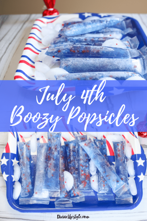 4th of July Alcoholic Popsicles Recipe frozen popsicle recipes for adults