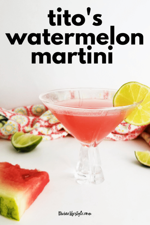 Tito's Watermelon Cucumber Martini Recipe Divine Lifestyle