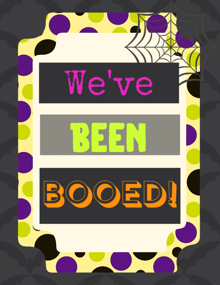 FREE You've Been Booed Halloween Printable you ve been booed kit