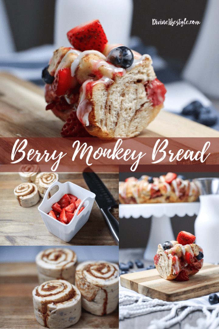Berry Cinnamon Roll Monkey Bread Recipe
