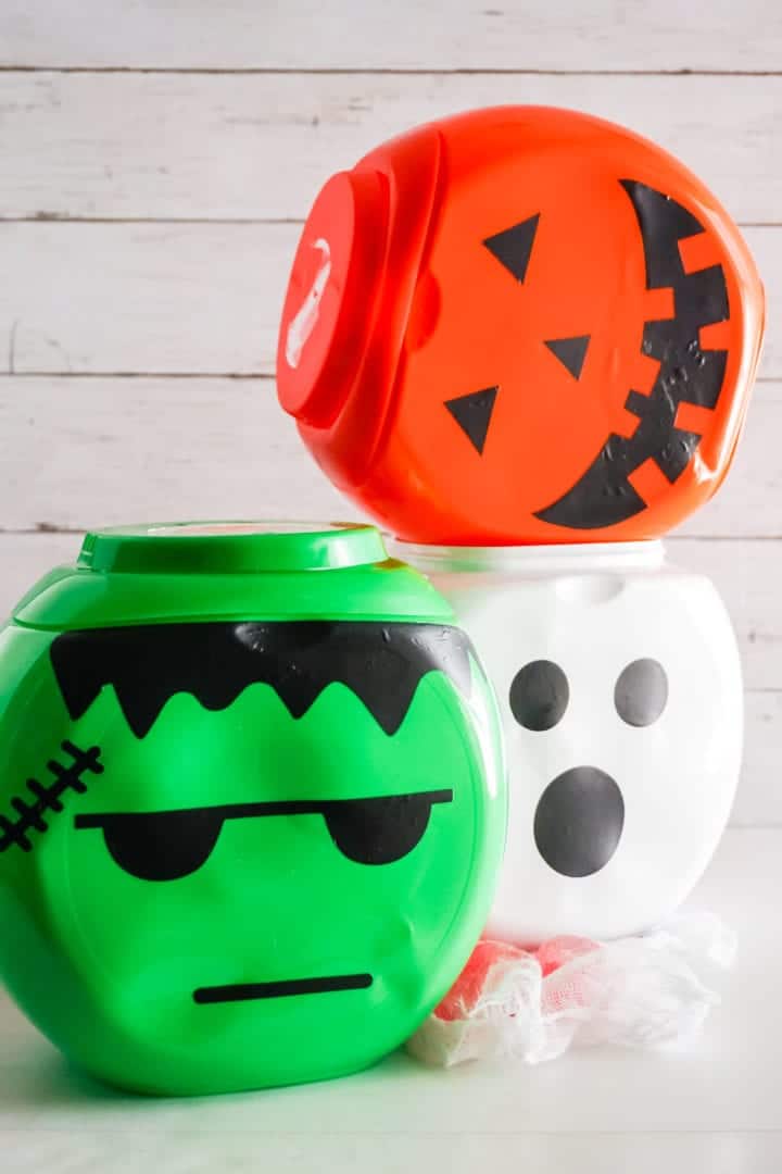 Upcycled Laundry Detergent Tub: DIY Frankenstein Craft Bucket for Halloween