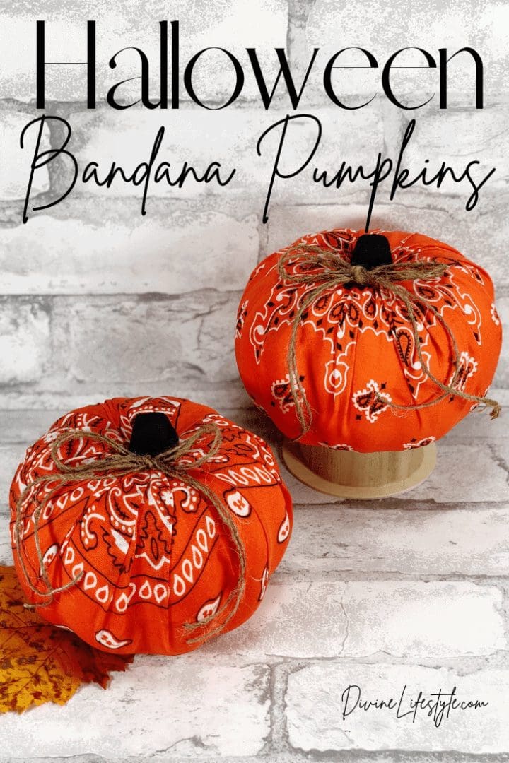 How to Make Cloth Pumpkins Tutorial Halloween Craft Divine Lifestyle