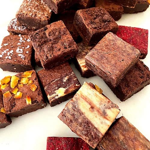 Luxury Gifts for Foodies Amazon Amazon Danconias Chocolate Truffle Brownies PC Gift Box Double Black Diamond Tower Assorted Basket Set of Gourmet Baked Goods in Bite Size Edible Treats