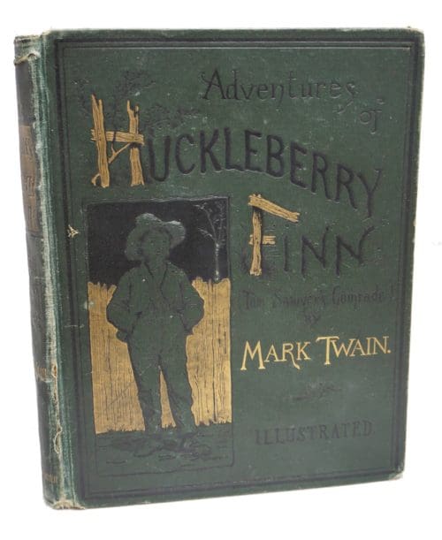 Adventures of Huckleberry Finn by Mark Twain First Edition Book First Issue Best Luxury Gifts Men