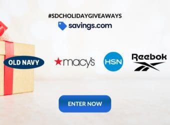 Enter to Win in the Savings.com 12 Days of Giveaways #SDCHolidayGiveaways