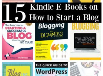 Kindle E Books on How to Start a Blog