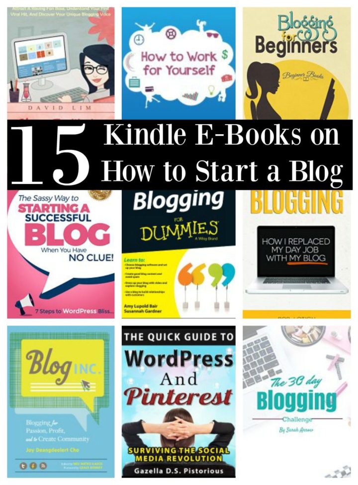 How to Start a Blog Book for Kindle