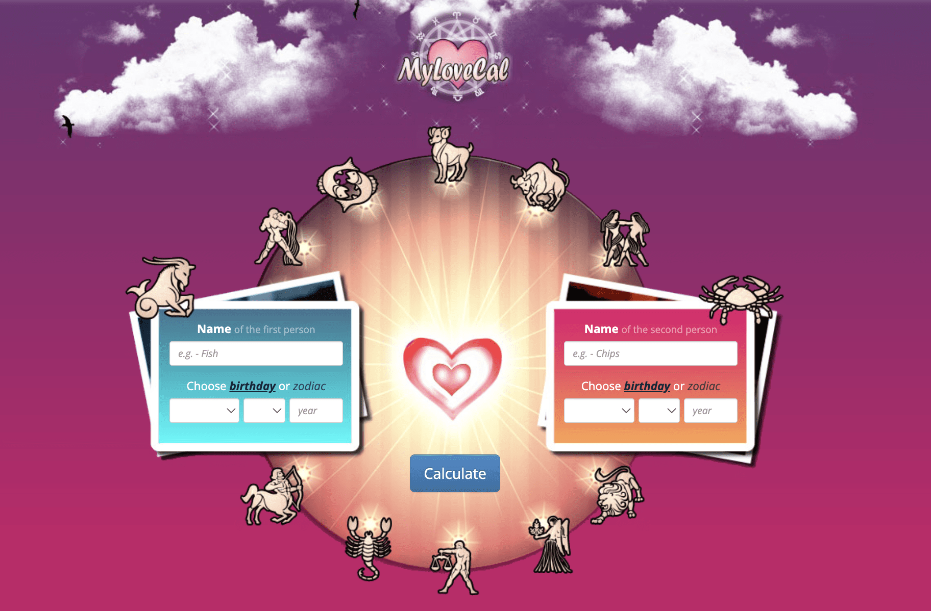 love calculator game