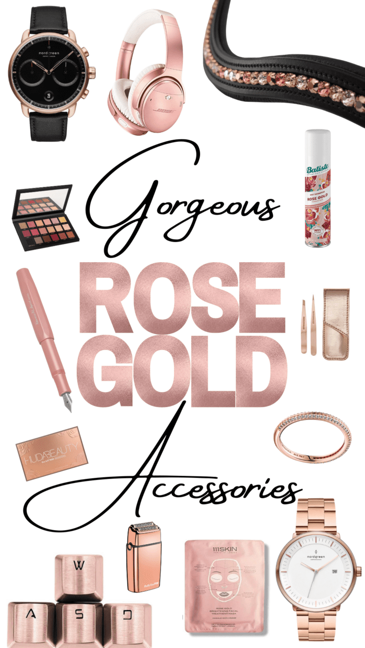 Gorgeous Rose Gold Accessories