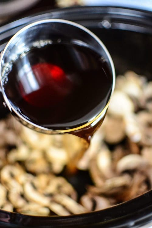 Slow Cooker Pot Roast with Au Jus Gravy