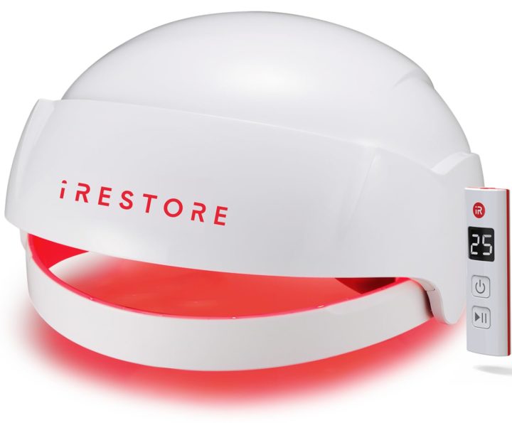 iRestore Essential Laser Red Light Therapy for Hair Growth FDA Cleared Hair Loss Hair Thinning & Alopecia Treatment for Men & Women Laser Cap for Hair Regrowth Stimulate Denser Fuller Hair