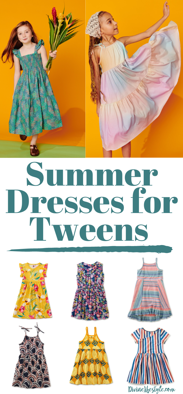 Summer Dresses for Tweens: Modest Dresses for 12 Year Olds