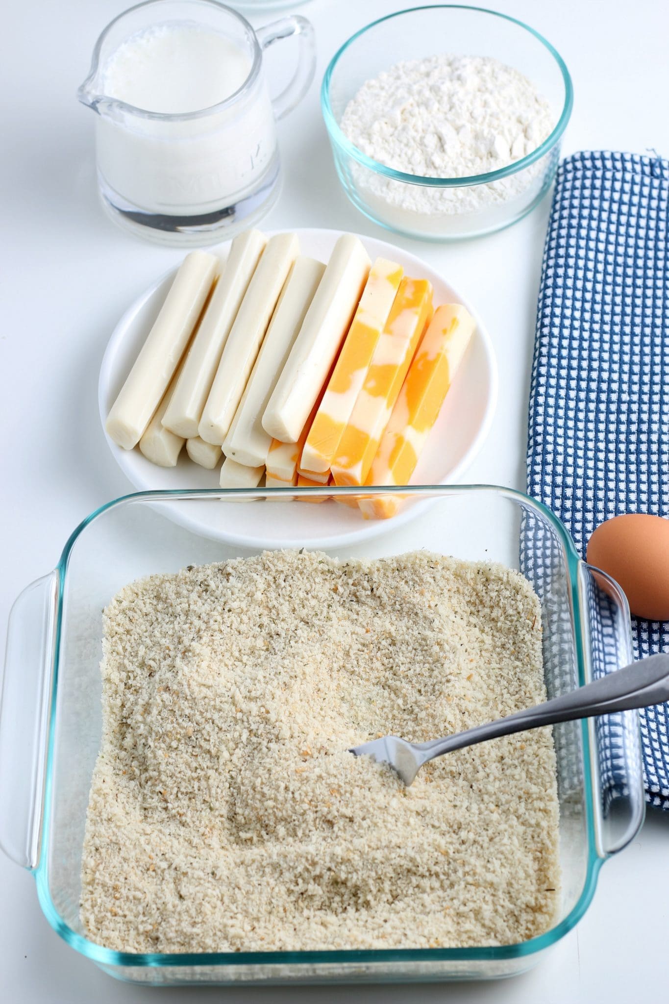 How to Make Mozzarella Sticks with String Cheese
