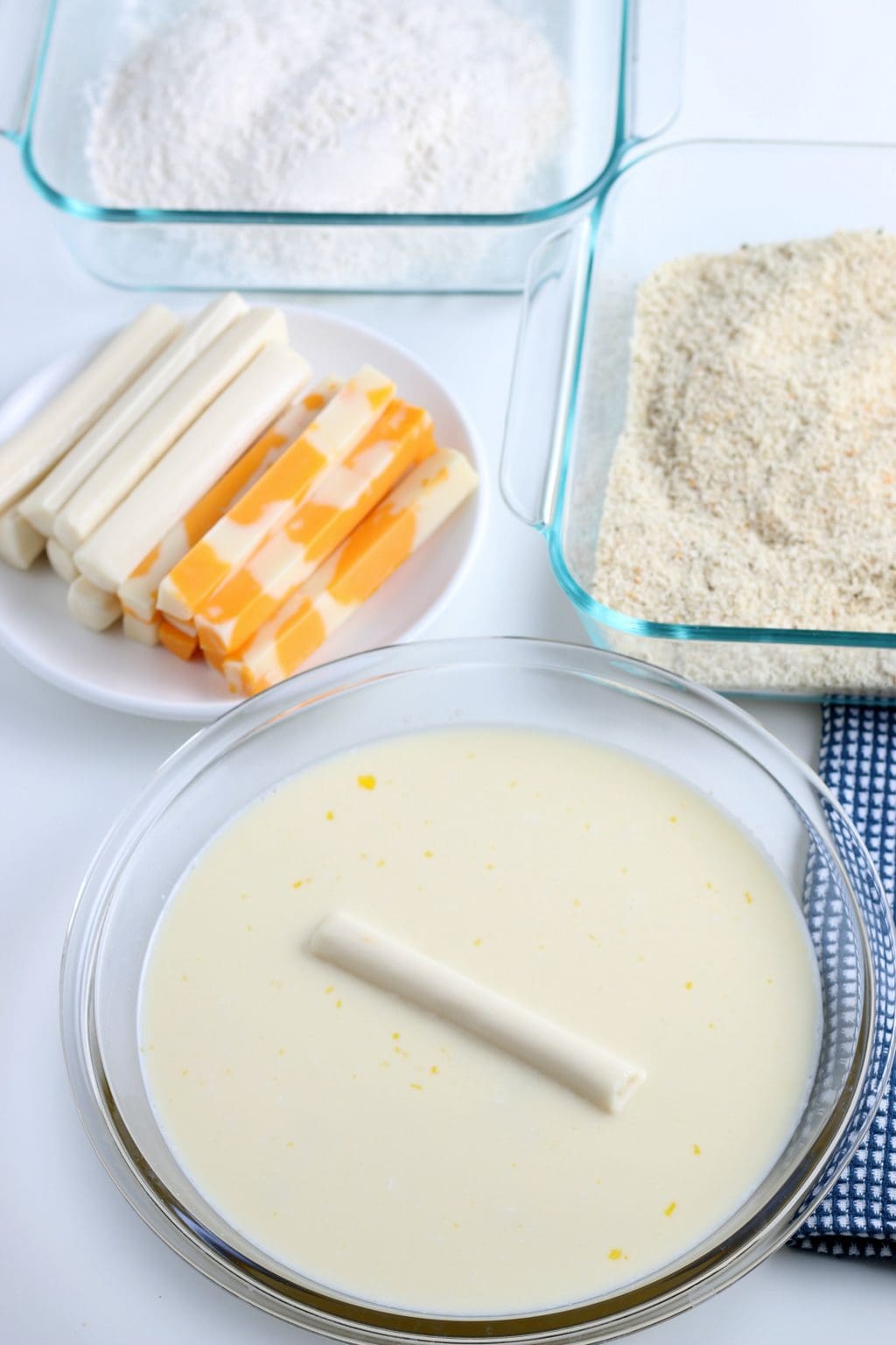 How to Make Mozzarella Sticks with String Cheese