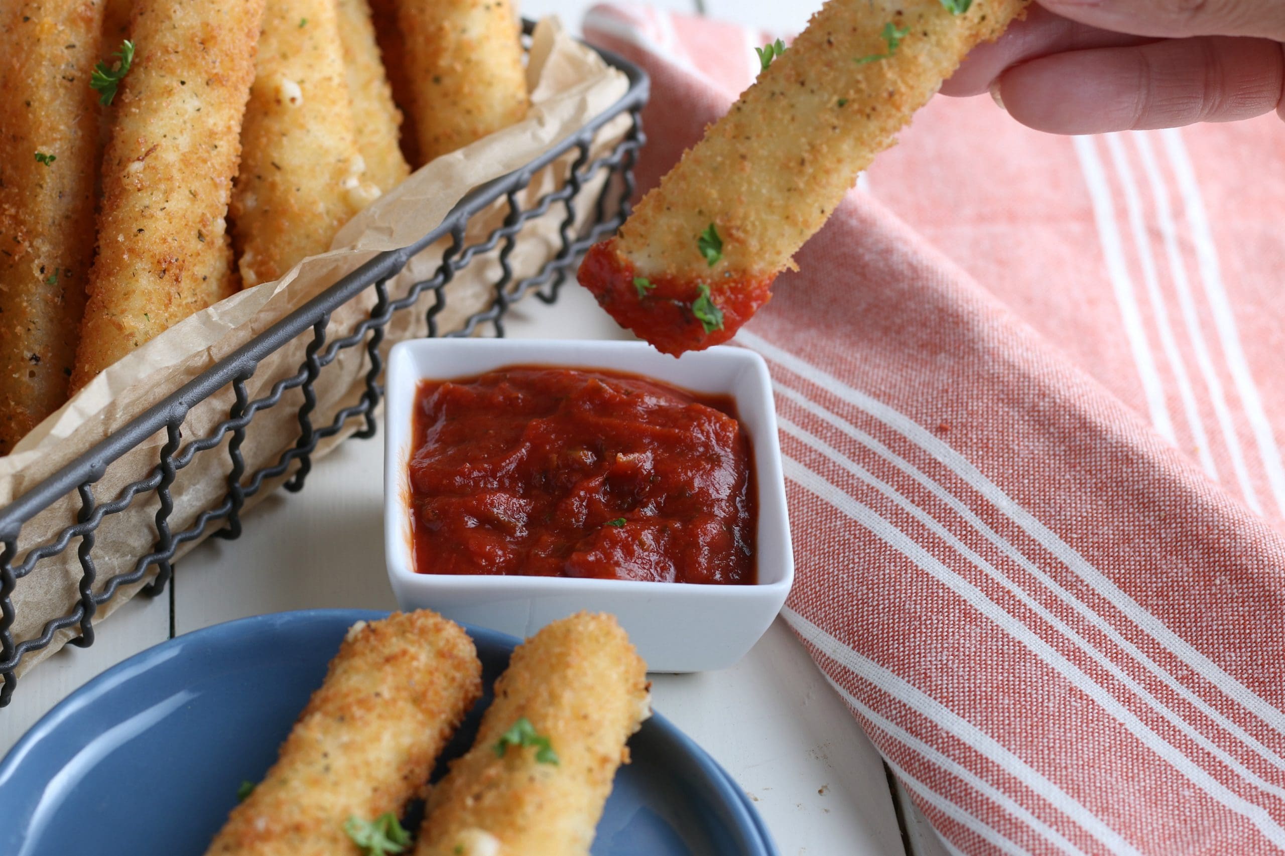 How to Make Mozzarella Sticks with String Cheese