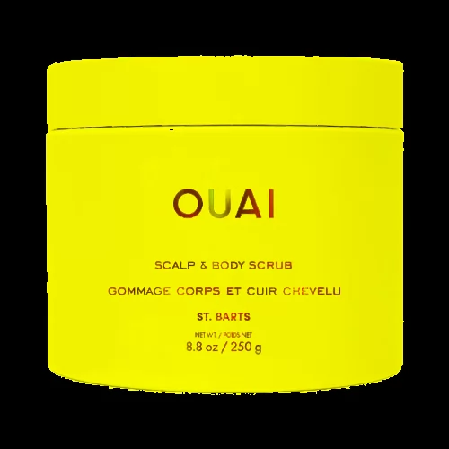 OUAI St. Barts Cleansing Scalp & Body Sugar Scrub makeup for young tweens
