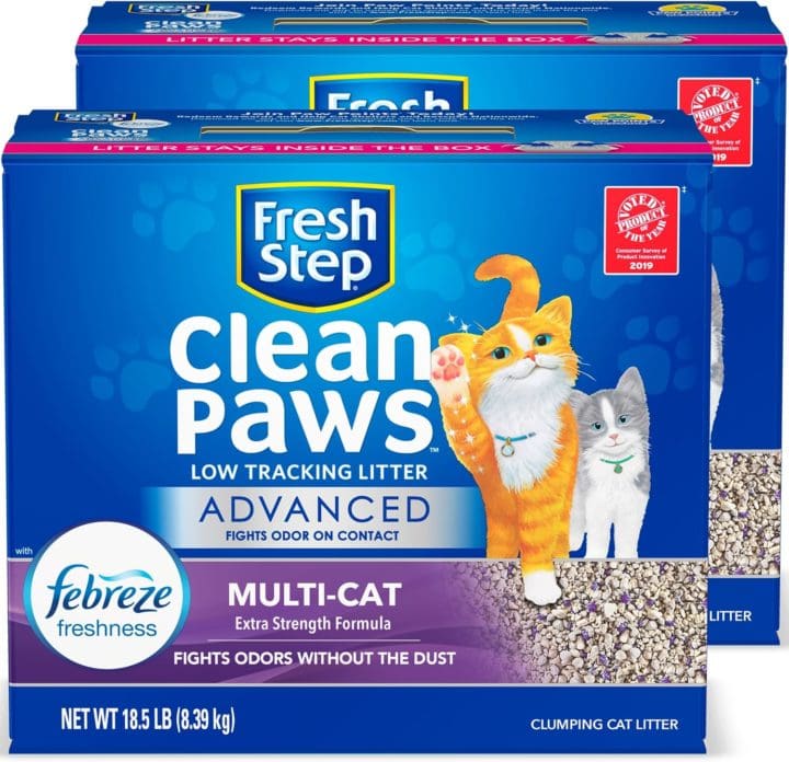Fresh Step Scoopable Clumping Cat Litter Clean Paws