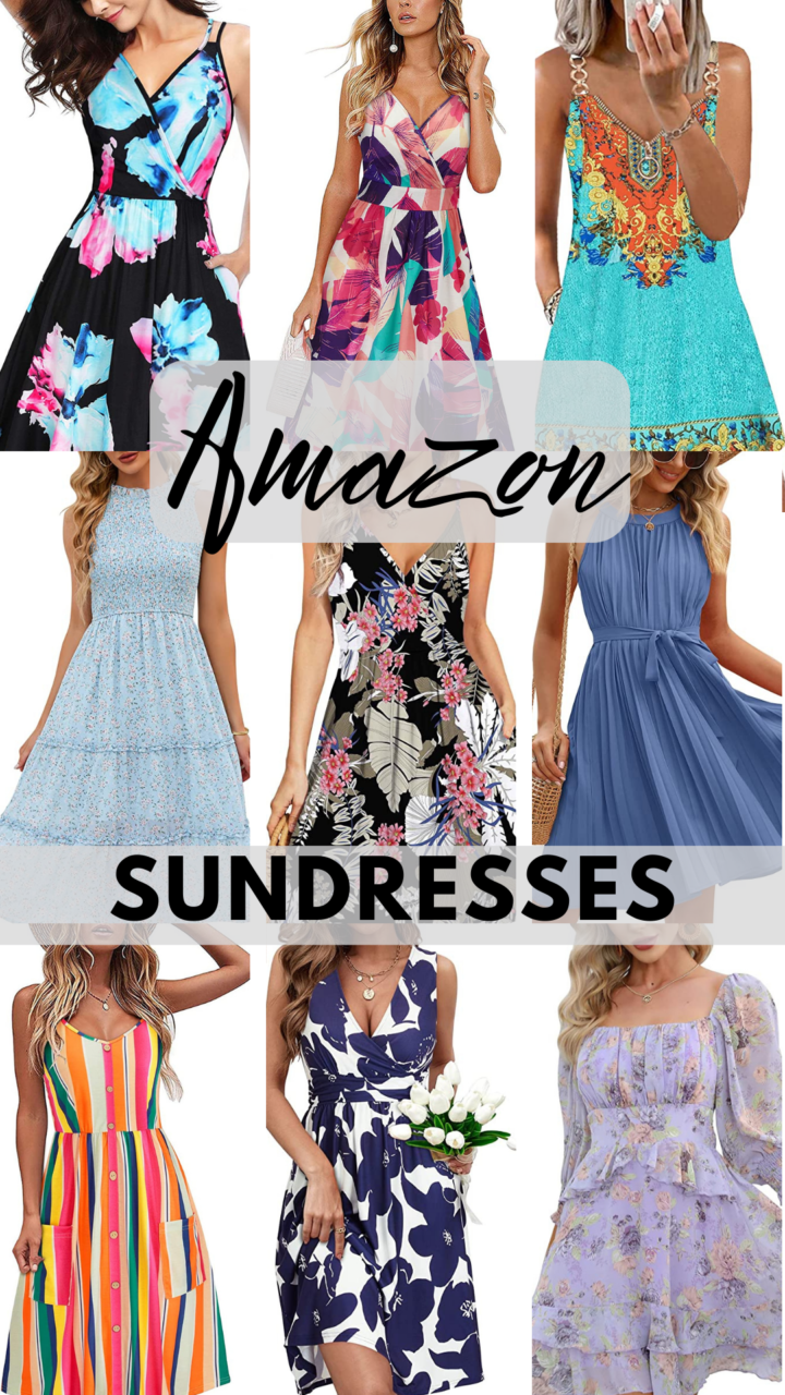 amazon .com dresses flattering sundresses 