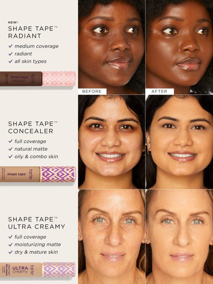 tarte shape tape contour concealer review