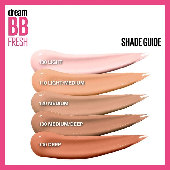 Maybelline Dream Fresh BB Cream Shades