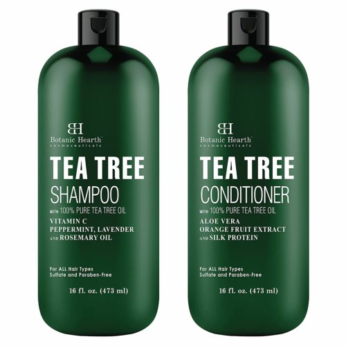 Botanic Hearth Tea Tree Shampoo and Conditioner Set