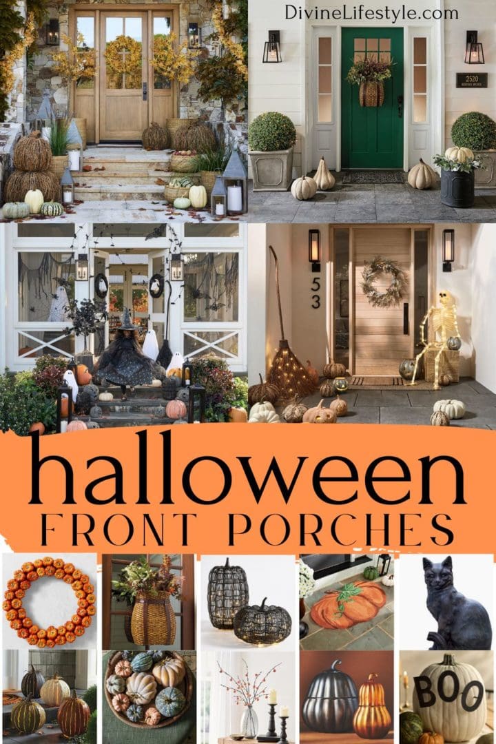 Cute Halloween Front Porches