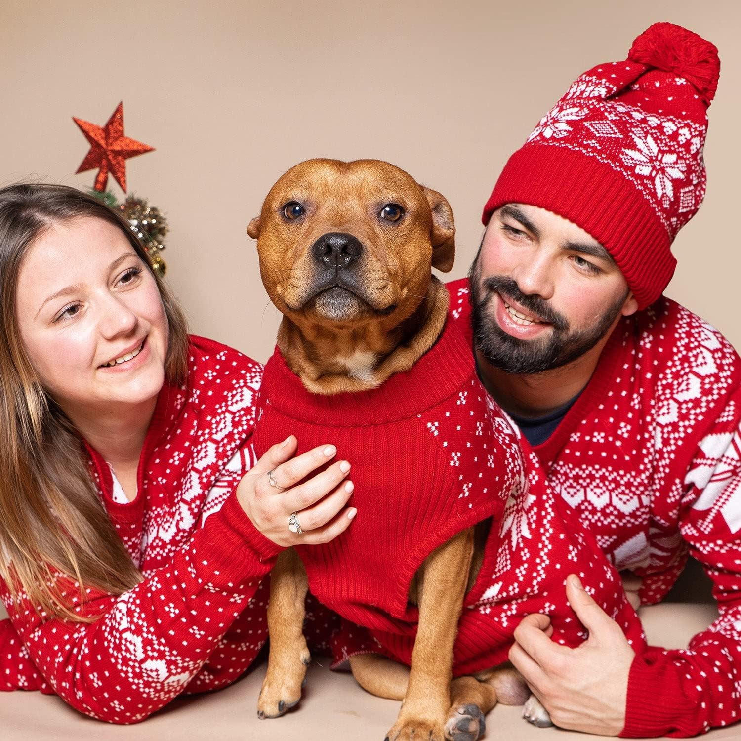 Matching holiday outlet sweaters