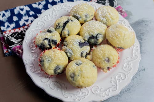 Blueberry Muffins with Pancake Mix