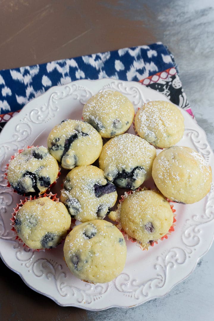 Blueberry Muffins with Pancake Mix