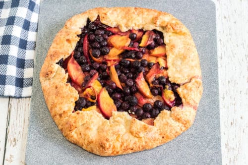 Peach Blueberry Galette