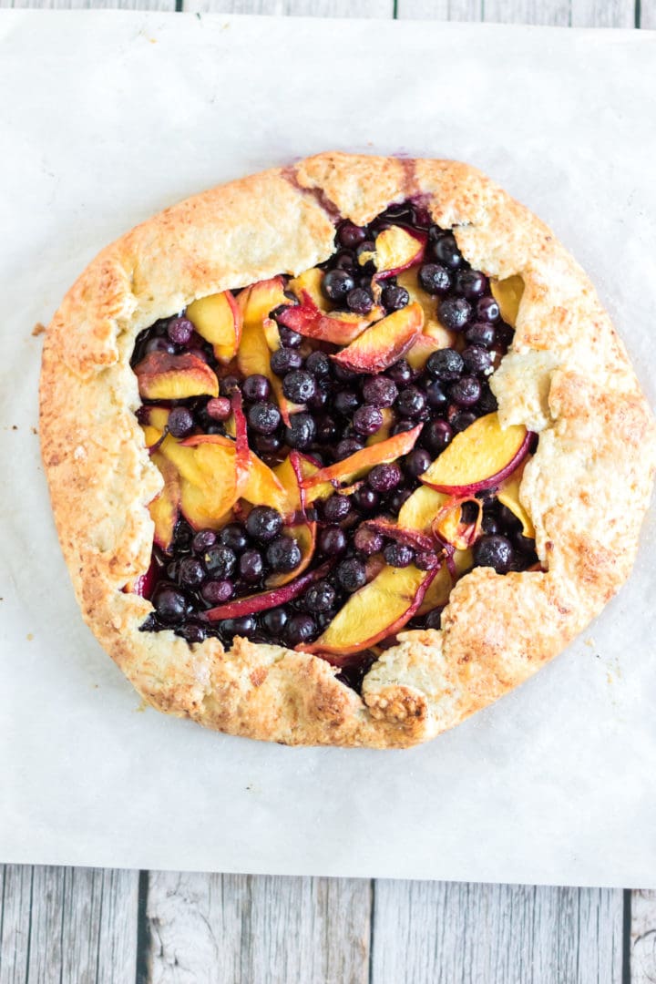 Peach Blueberry Puff Pastry