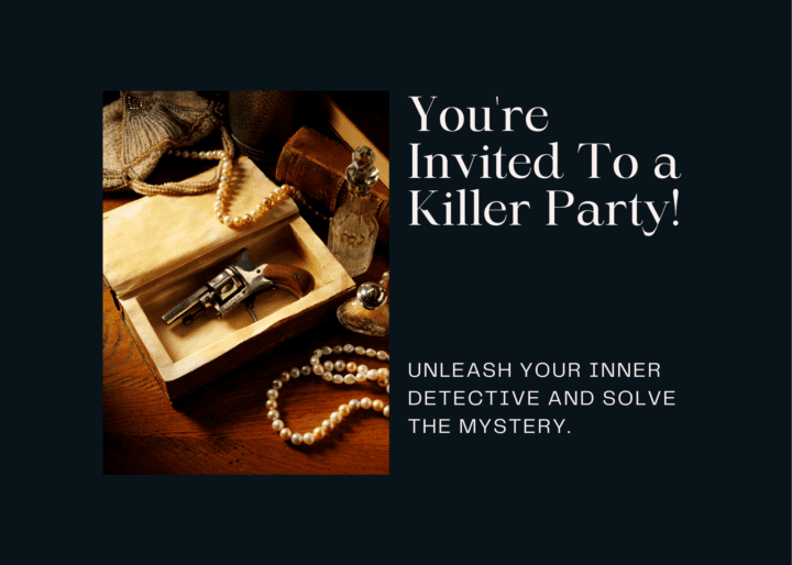 Murder Mystery Party Invitation