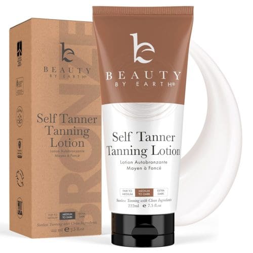 Beauty by Earth Self Tanner Self Tanning Lotion for Body