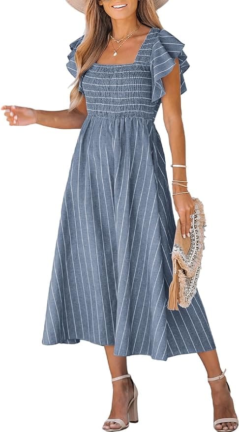 Spring Styles for Women Chambray Dress