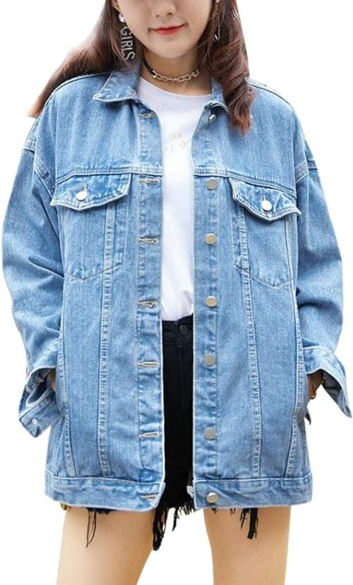 Spring Styles for Women Oversized denim jacket