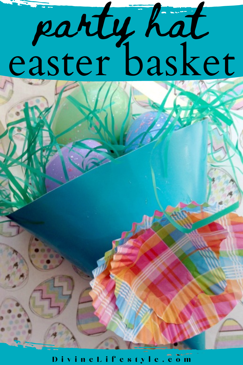 Paper Diy Easter Basket From Party Hats